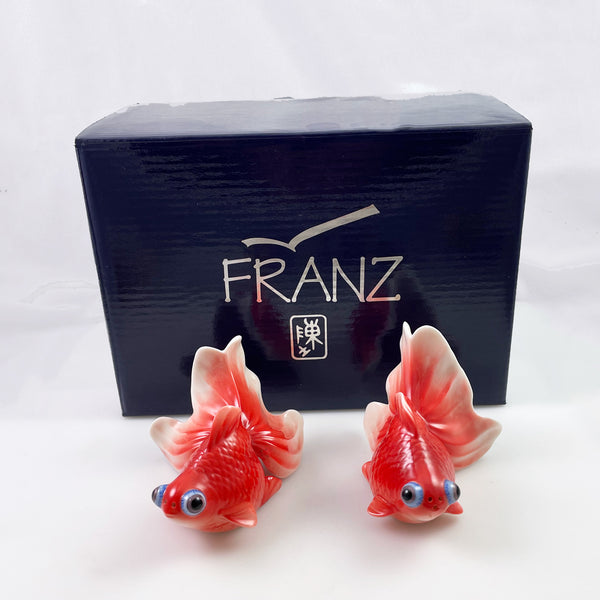 NIB! Franz Porcelain sold PAPPILION Butterfly Salt Pepper Shakers ~ FZ00657