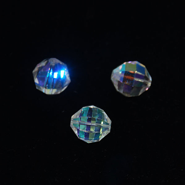 Crystal Rhinestone Beads Balls 6mm - 6 beads
