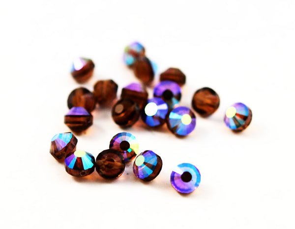 Crystal Rhinestone Beads Balls 6mm - 6 beads