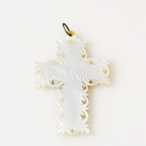 Natural Mother-of-pearl Shell Cross Pendants Tribal Cross Abalone Charms  for Jewelry Making Diy Women Man Necklace Crafts