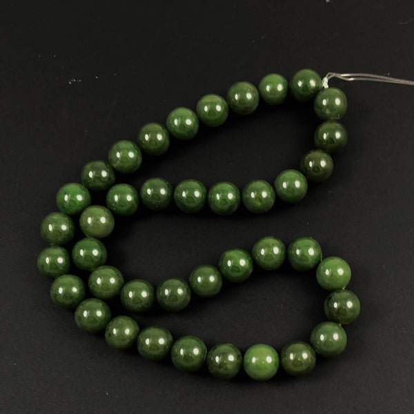 Green Nephrite Jade Tube Beads Vintage – Estate Beads & Jewelry