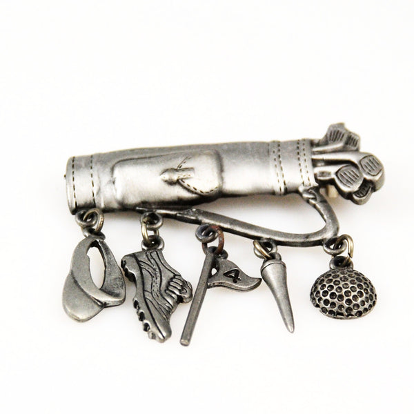 Jj hot sale pewter brooch