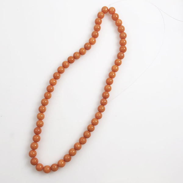 Peach Mountain Jade 8mm Round Beads – Estate Beads & Jewelry