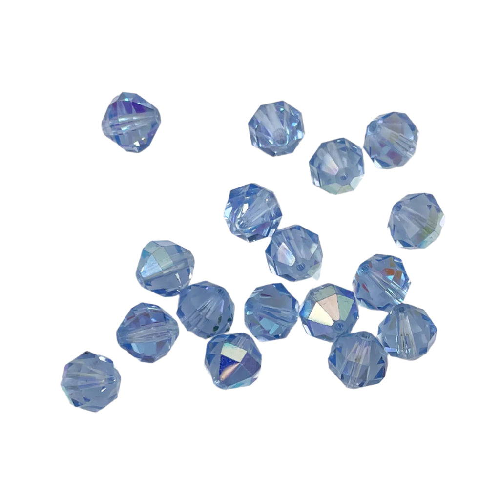 Swarovski Light Sapphire AB 340 8mm Beads