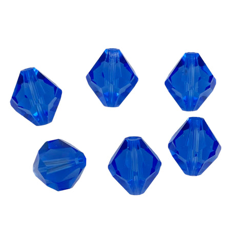 Swarovski 5304 Sapphire 10mm Crystal Beads