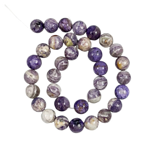 Chariote Gemstone 12mm Round Beads