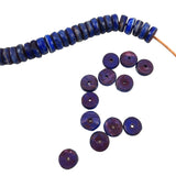 African Kancamba Trade Beads Dark Blue Glass