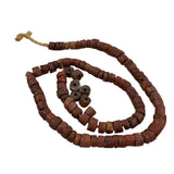 Vintage African Bauxite Stone Beads 8mm