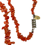 Les Bernard Branch Coral Necklace