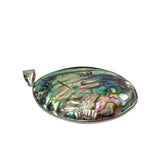 Abalone Shell & Silver Pendant Large