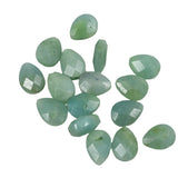 Amazonite Faceted Flat Briolettes