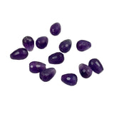 Amethyst Faceted Teardrop Beads