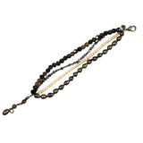 Multi-strand Pearl Beaded Bracelet by David Aubrey