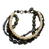 Multi-strand Pearl Beaded Bracelet by David Aubrey