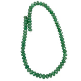 Aventurine Faceted Rondelle Beads 9mm