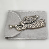 James Avery Sterling Silver Angel Brooch Retired