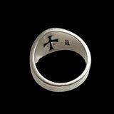 James Avery Sterling Wide Crosslet Ring Size 6
