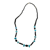 Hawaiian Black Coral & Turquoise Necklace