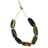 Venetian Striped African Trade Beads