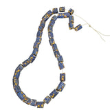 Antique Blue Trade Bead Millefiori Necklace