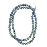 Light Blue Fossil Gemstone Bead Strands