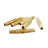 Bone Hair Pipe Tube Beads Vintage