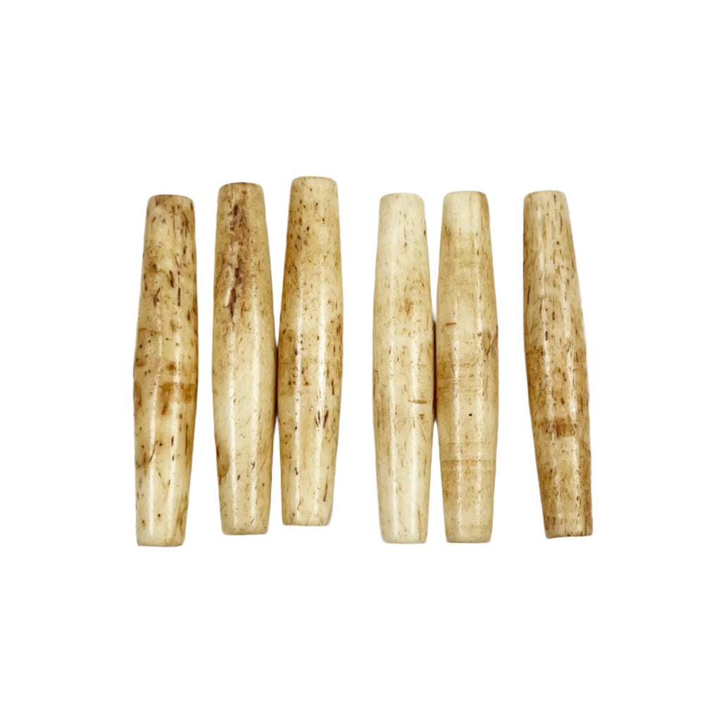 Bone Hair Pipe Tube Beads Vintage