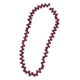 Burgundy Freshwater Pearl Oval Beads Strand