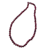 Burgundy Freshwater Pearl Beads 6mm