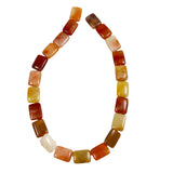 Carnelian Rectngular Beads 18mm