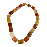 Carnelian Rectngular Beads 18mm