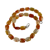 Carnelian Faceted Bead Necklace