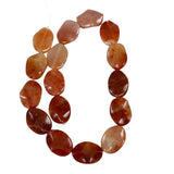 Natural Carnelian Oval Beads 25mm