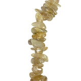 Citrine Polished Flat Oval Beads Gemstone