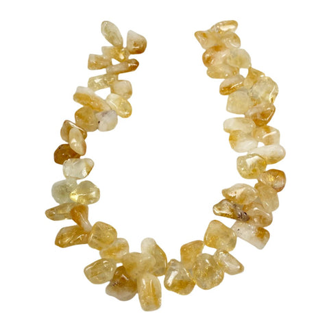 Citrine Faceted Nugget Drop Beads Gemstone