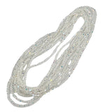 Clear Faceted Crystal Beads AB Finish 4mm 