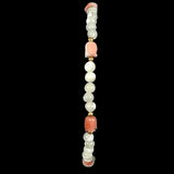 Mother of Pearl Pink Coral Bracelet by Danecraft 14K