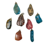 Gemstone Nugget Pendants Mix 