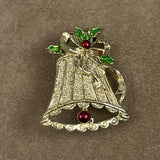 Gerry's Holiday Bell  Brooch Pin Holiday Vintage