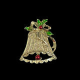 Gerry's Holiday Bell  Brooch Pin Holiday Vintage