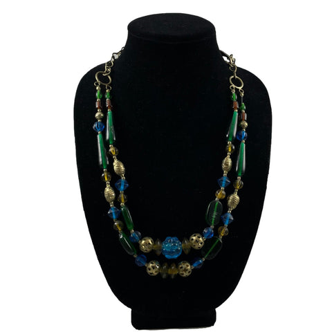 Vintage Glass Beads Necklace India