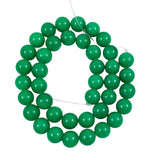 Apple Green Jade Round Beads 10mm