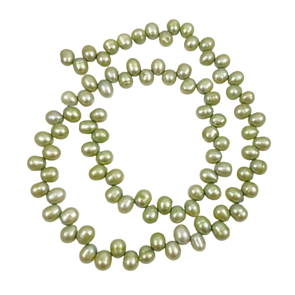 Freshwater Pearls Light Green 7mm