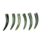 Large jade horns green