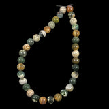 Ocean Jasper 12mm Round Beads