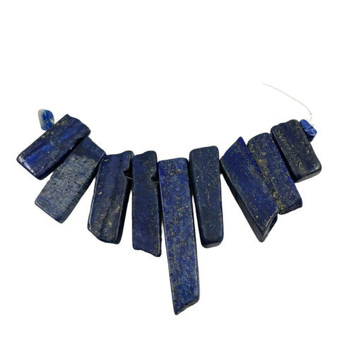 Lapis Lazuli Stick Pendants Vintage