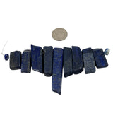 Lapis Lazuli Stick Pendants Vintage