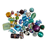 Colorful Lamp Work Glass Beads Mix