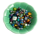 Fancy Lamp Work Glass Beads Mix Colorful