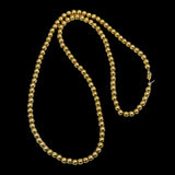 Monet Gold Beaded Necklace Long